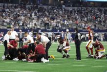 Commanders say clip didn't reflect team response to Daniels injury