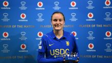 Chelsea goalscorer Wieke Kaptein rues missed chances against Austria Wien