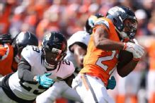 Broncos RB Coleman doesn't practice; Dobbins, Harvey limited