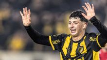 Leonel Jaime, jugador de Peñarol, fue el mejor de julio-agosto en los Premios AUF