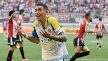 Con un tremendo golazo, Di María puso el 1-1 para Rosario Central ante Estudiantes