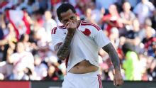 Lapadula definió de cabeza y anotó el 1-1 de Perú contra Estados Unidos