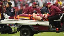 Commanders LB Leo Chenal injured making tackle, carted off