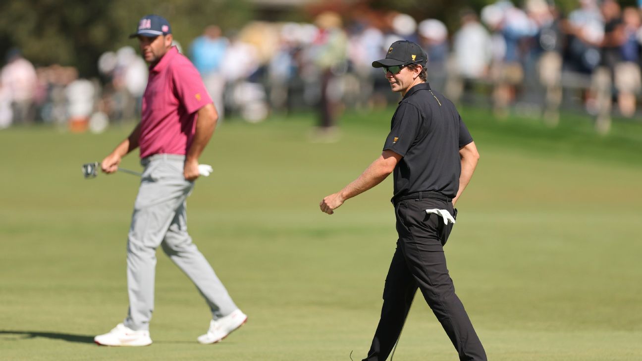 Scheffler concedes 32-foot putt after fan yells during opponent's swing