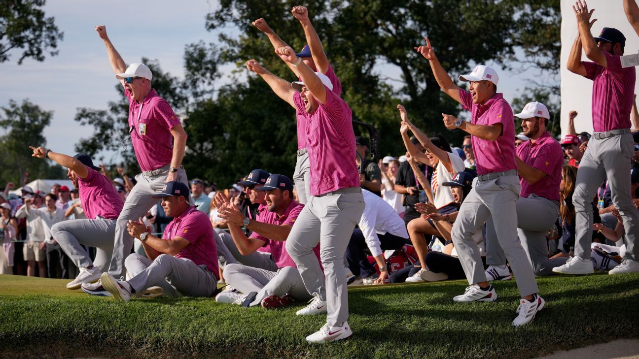 U.S. secures 11th straight victory at Presidents Cup