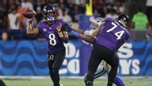 Lamar Jackson brilha no fim, e Ravens viram sobre Cowboys com cronômetro zerado em primeiro jogaço da NFL no Maracanã