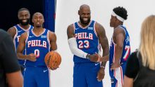 LeBron James calls scrimmage 'great first step' for new-look 76ers