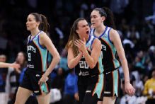 No. 8 Liberty complete sweep of top-seeded Lynx with Game 2 win
