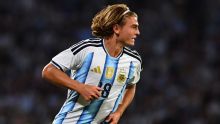 Gran asistencia de Palacios y brillante definición de Nico Paz para Argentina 2-0 Bolivia