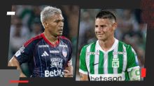 James y Teo: cruce caliente de capitanes en Nacional vs Junior