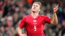 Hojlund se lo empató a Portugal ¡y festejó como Cristiano Ronaldo!