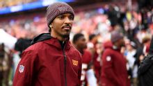 Jayden Daniels, Commanders, va día a día con lesión de codo