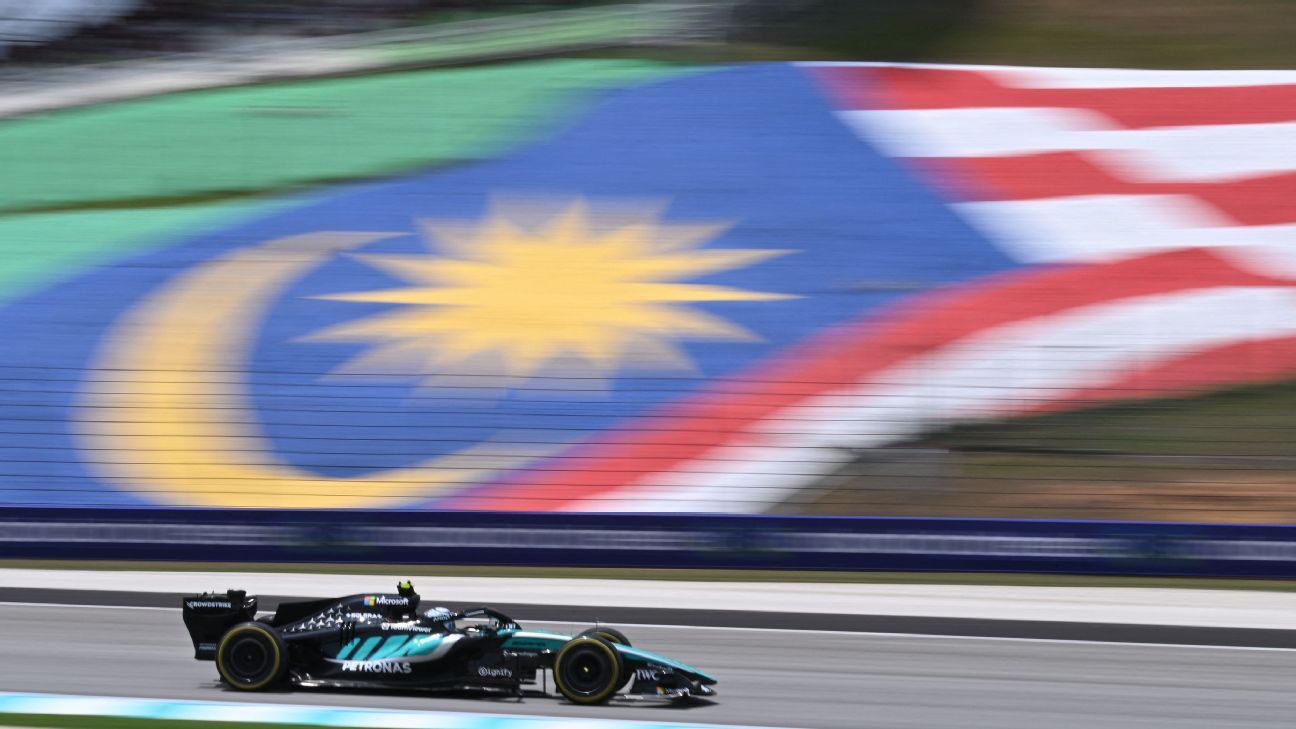 Antonelli goes fastest in final practice in Malaysia