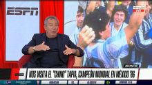 Chino Tapia en ESPN F90: "El momento de Boca hoy es muy bueno"