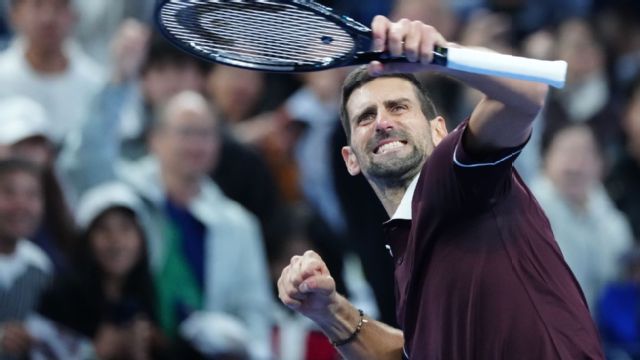 Novak Djokovic rallied for a 4-6, 7-6 (2), 6-2 victory over Bu Yunchaokete to improve to 31-0 all-time at the China Open.