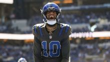 Colts WR Keenan Allen (groin) out vs. Commanders in London