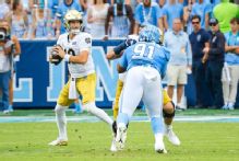 Notre Dame turns to ground game to secure win over UNC