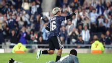 Gianluca Prestianni tuvo su estreno en la red con la Selección Argentina