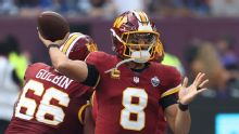 Marcus Mariota injured as Commanders turn to rookie QB Athan Kaliakmanis