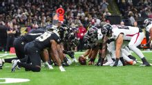 Jogo histórico após furacão, equilíbrio e até estátua: por que Saints x Falcons é uma das rivalidades mais intensas da NFL