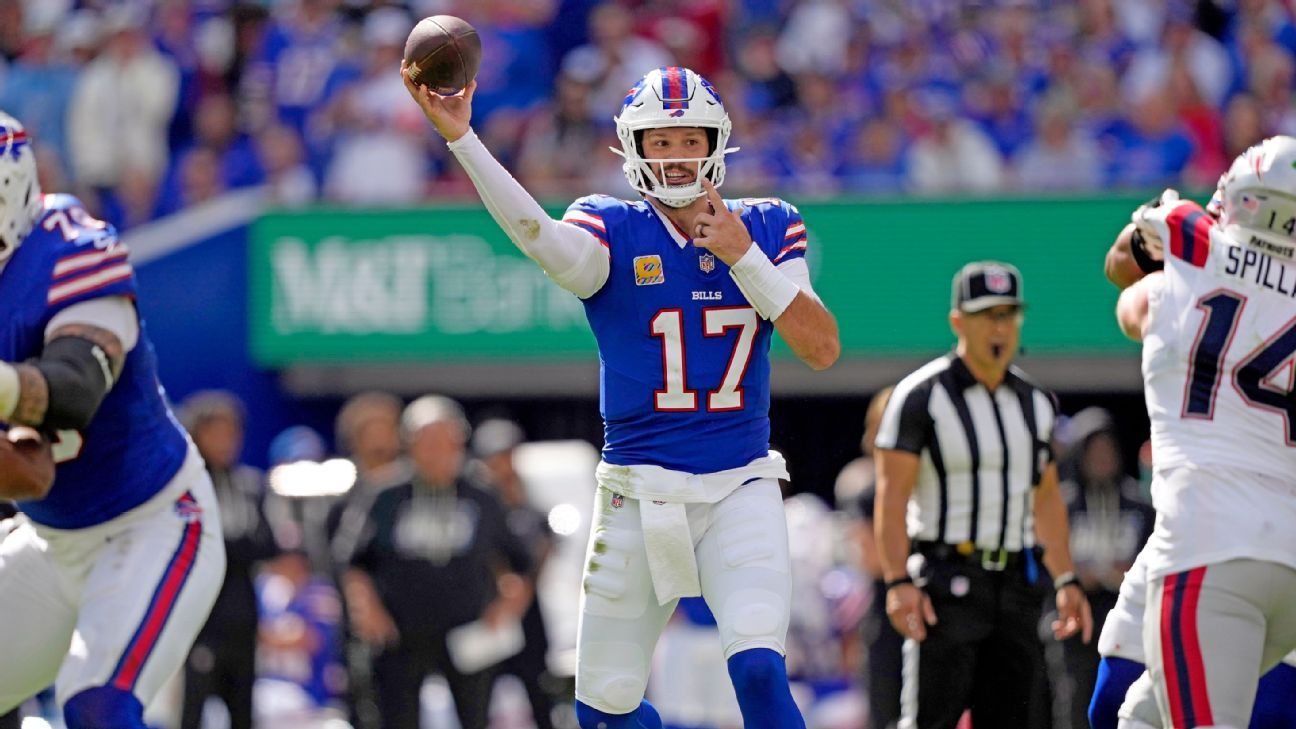 ESPN Releases Week 5 Fantasy Football Rankings