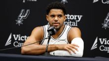 Spurs pierden a Tobias Harris para la pretemporada por distensión