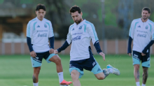 Ya con Messi y Otamendi, Argentina se entrenó en Ezeiza