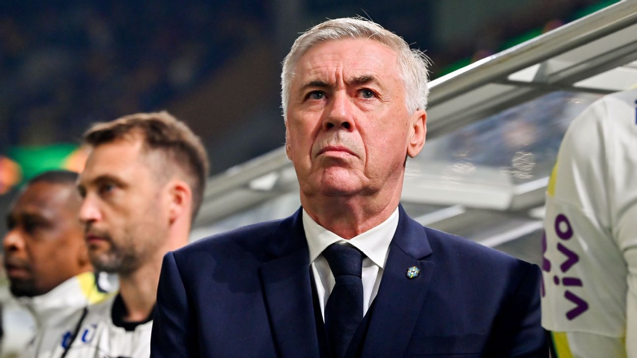Ancelotti's Brazil unbeaten in three friendlies after World Cup exit
