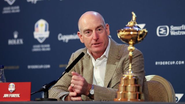 Jim Furyk: Americans are 'the underdogs' at 2027 Ryder Cup