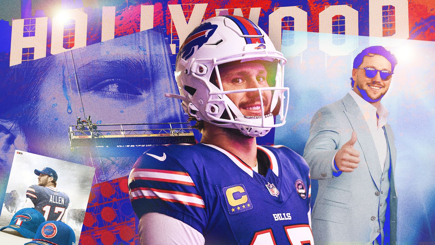 Hollywood Allen: How the Bills QB has gone from MVP to 'cool as a cucumber' on set