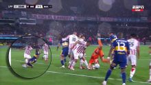 Valencia aprovechó un error increíble y marcó el gol del empate de Boca vs. Instituto