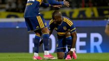 Enner Valencia convirtió en el empate de Boca pero salió lesionado