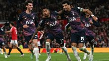 Man United stunned by late Tottenham equaliser as 10-men visitors move off bottom of PL table
