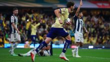 América empata con Rayados y queda líder en su 110 aniversario
