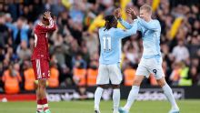 Manchester City liquidó a Liverpool en 13 minutos con goles de Haaland, Doku y Cherki