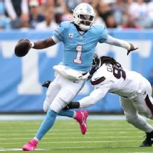 Titans' Robert Saleh after loss: Cam Ward is our QB1