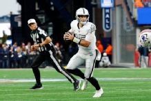 Raiders' Fernando Mendoza makes NFL debut late in loss to Pats