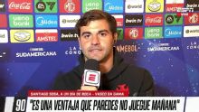 Sosa, en ESPN en la previa al duelo con Boca: "Es una ventaja que no juegue Paredes"