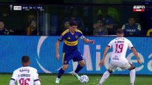 Centro y palo: Lautaro Blanco tuvo el empate para Boca ante Vasco por Sudamericana