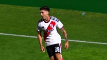 Montiel tuvo revancha y empató el partido para River ante Sarmiento