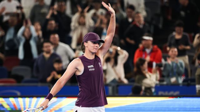 Iga Swiatek boosts WTA Finals bid by advancing at Wuhan Open