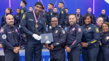 Amar'e Stoudemire graduates from Miami Dade law enforcement academy