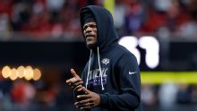 Ravens descartan otra vez a Lamar Jackson, que se pierde juego vs Browns