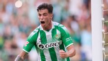Valentín Gómez puso el 1 a 1 para Betis ante Barcelona por LaLiga