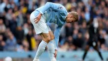 Enzo Maresca plays down Erling Haaland injury fears after Man City star limps off