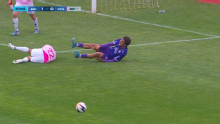La lesión que sufrió Lucas Paul De Los Santos en Defensor Sporting vs Boston River