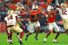 Miami holds off Florida State in double-overtime thriller