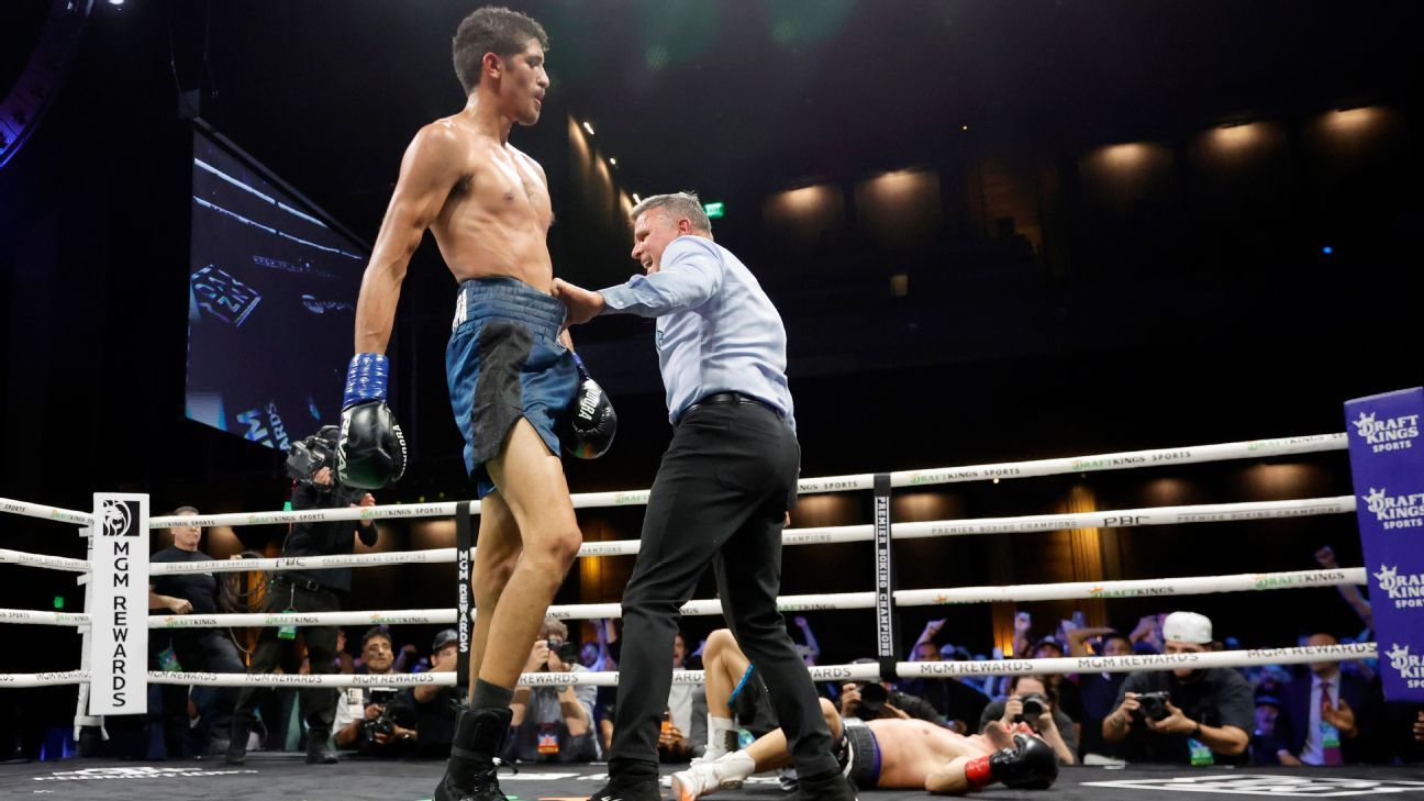 Sebastian Fundora Retains WBC Title With Last-Second Knockout of Ermal Hadribeaj