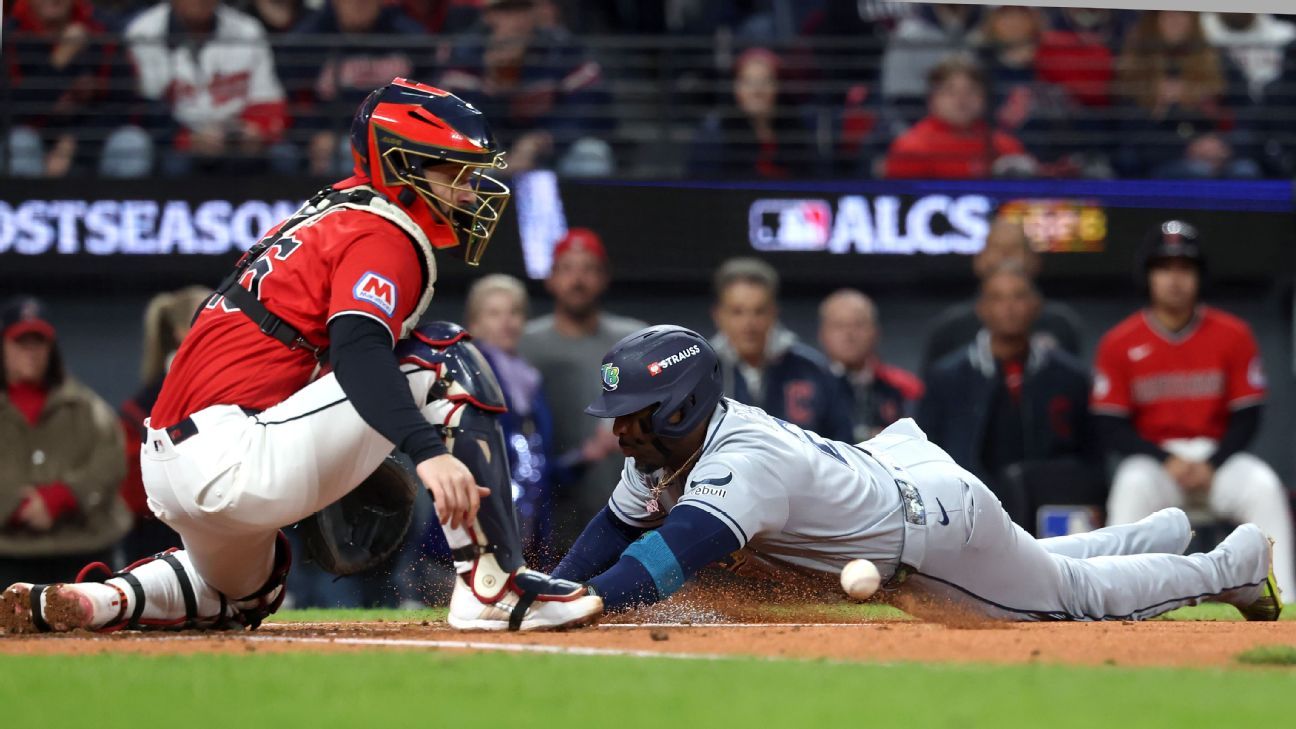 Lineups, live updates for Rays-Guardians ALCS Game 5