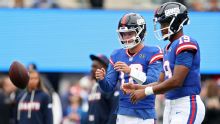 John Harbaugh: Giants 'honing in on' QB decision for Sunday vs. Texans
